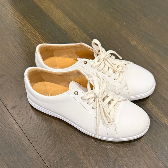 Cole Haan Shoes - Cole Haan White Leather Sneakers